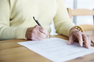 Sign on the dotted line...