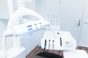 Dental equipments in a dental clinic.