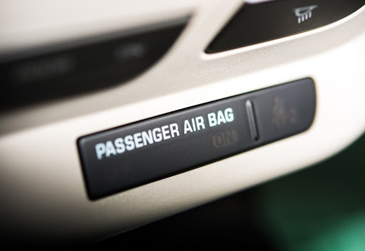 Passenger car airbag.