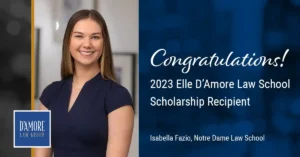 2023 Elle D’Amore Law School Scholarship Recipient